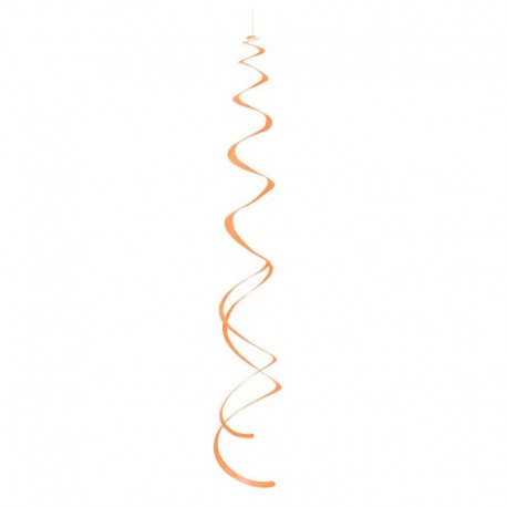 8 Colgantes forma Espiral 66 cm