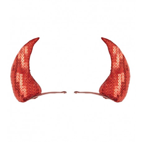 Pailletten hoorns haarclip