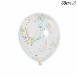 6 Globos de Confeti 30 cm