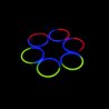 Lichtgevende armbandjes tweekleurig 