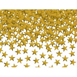 Confetti Sterren Goud 10 mm van 30 gr