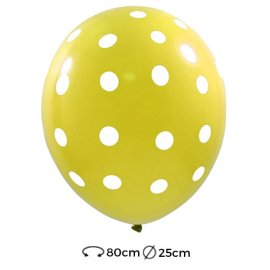 Stippen Latex Ballon 25 cm