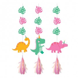 Dinosaurus Hangdecoraties - 3 Stuks