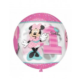 Minnie Mouse Ballon Eerste Verjaardag bestellen