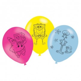 Spongebob Latexballonnen - 6 stuks (27 cm)