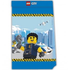 Lego City Uitdeeltasjes - 4 stuks