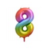Folie Ballon Nummer 8 81 cm