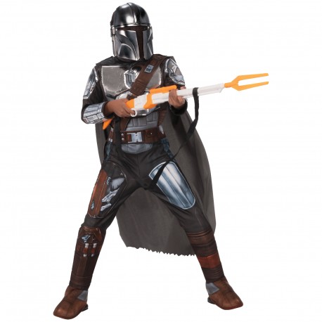 Disfraz Mandalorian Silver Premium Infantil