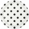 8 Platos Puntos y Rayas 18 cm