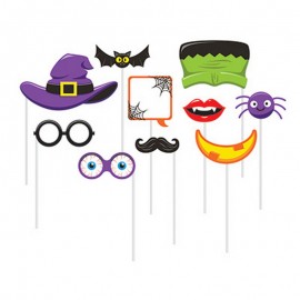 10 Halloween Photocall-accessoires voor kinderen