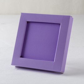Caja Charol Lila Marco 10 x 10 x 1,5 cm Caja Charol Lila Marco 10 x 10 x 1,5 cm