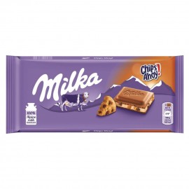 22 Tabletas Chocolate Milka Chips Ahoy