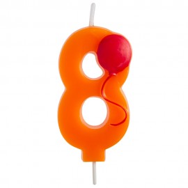 Kaars met Ballon nr. 8