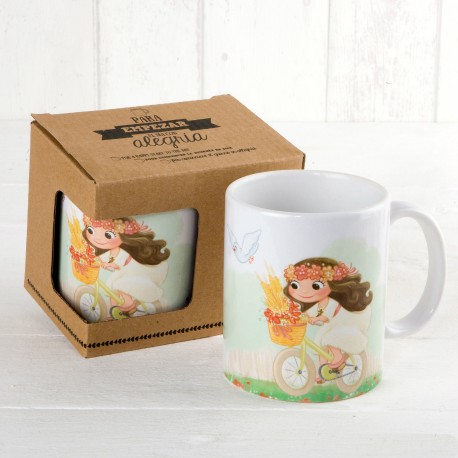 Taza Niña Comunión Bimba In Bici