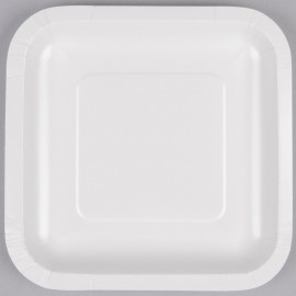 18 Platos Cuadrados 18 cm