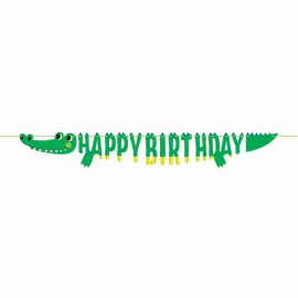 Krokodil Happy Birthday Slingers