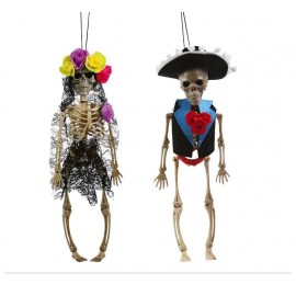 Assortiment Mexicaanse skelethangers 40 cm