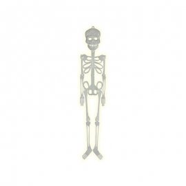 Fluorescerende Skelethanger 90 cm