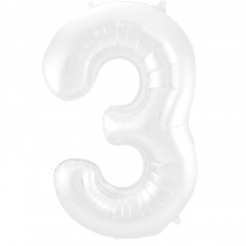 Folie Ballon Nummer 3 81 cm