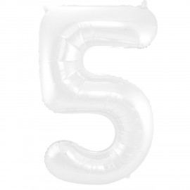 Folie Ballon Nummer 5 81 cm