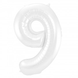 Folie Ballon Nummer 9 81 cm