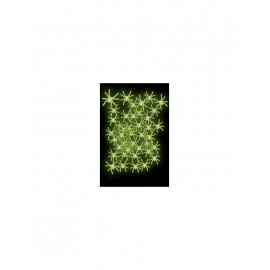 Set van 42 fluorescerende kroonluchters