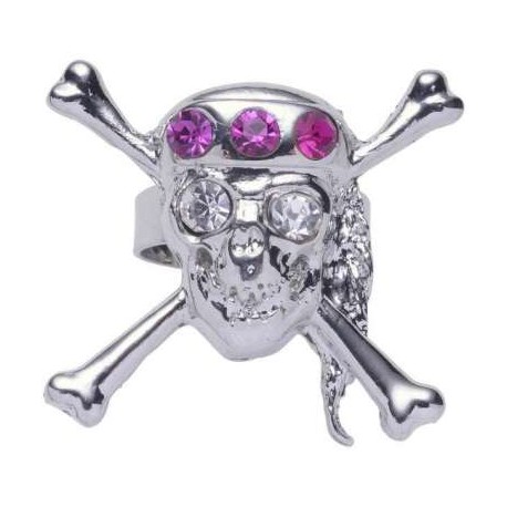 Anillo Calavera Strass