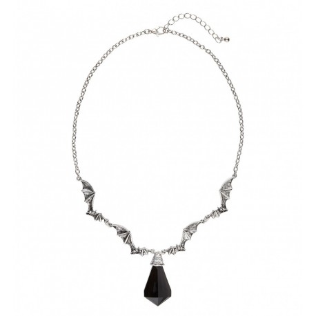 Collar Murciélago con Gemma Negra