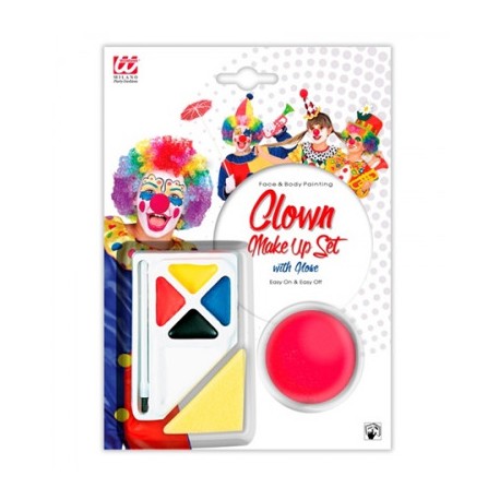 Set Maquillaje Payaso con Nariz