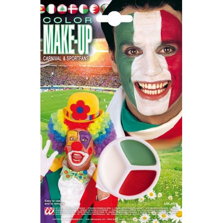 Maquillaje Tricolor Italia