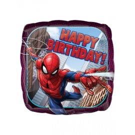 Spiderman "Happy Birthday" Ballon - 45 cm