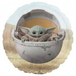 Mandalorian Baby Yoda Ballon - (45 cm)