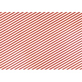 Rood Gestreept Cadeaupapier 70 x 200 cm