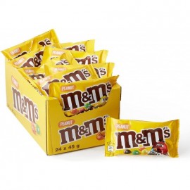 Chocolade M&M's Pinda Chocolade 24 stuks