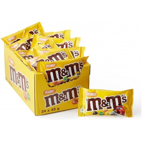 Chocolade M&M's Pinda Chocolade 24 stuks