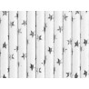 10 Pajitas de Papel con Estrellas