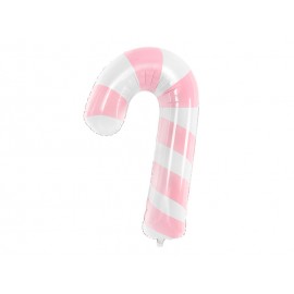 Roze Folie Candy Cane Ballon 50 x 82cm