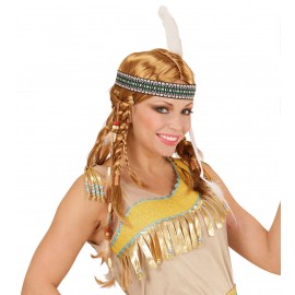 Peluca India Chippewa con Trenzas