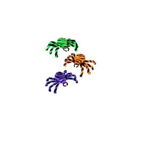 12 Arañas 15 cm Colores Surtidos