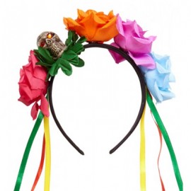 Diadema Rosas Multicolor Día de los Muertos