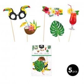 5 Accesorios Photocall Tropicales