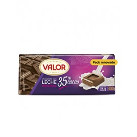 20 Tabletas Chocolate Valor Choco Leche 35%