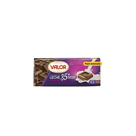 20 Tabletas Chocolate Valor Choco Leche 35%