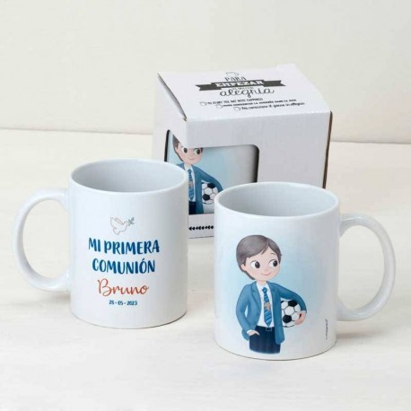 Taza Ma Primière Co mmunion Niño Con Pelota