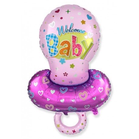 Globo Baby Shower Chupete Niña 101 x 58 cm
