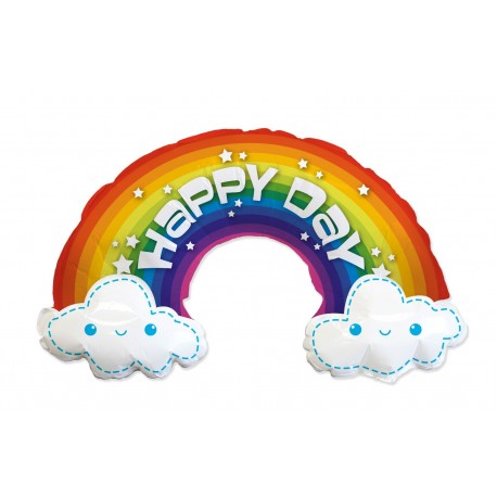 Globo Happy Birthday Arcoiris 99 x 35 cm