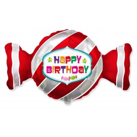 Happy Birthday Karamel Ballon