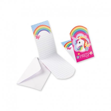 Online Unicorn Regenboog Uitnodigingen Kopen 