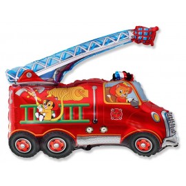 Brandweer Ballon - (78 x 78cm)