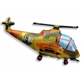 Militaire Helicopter Ballon - (96 x 57 cm)